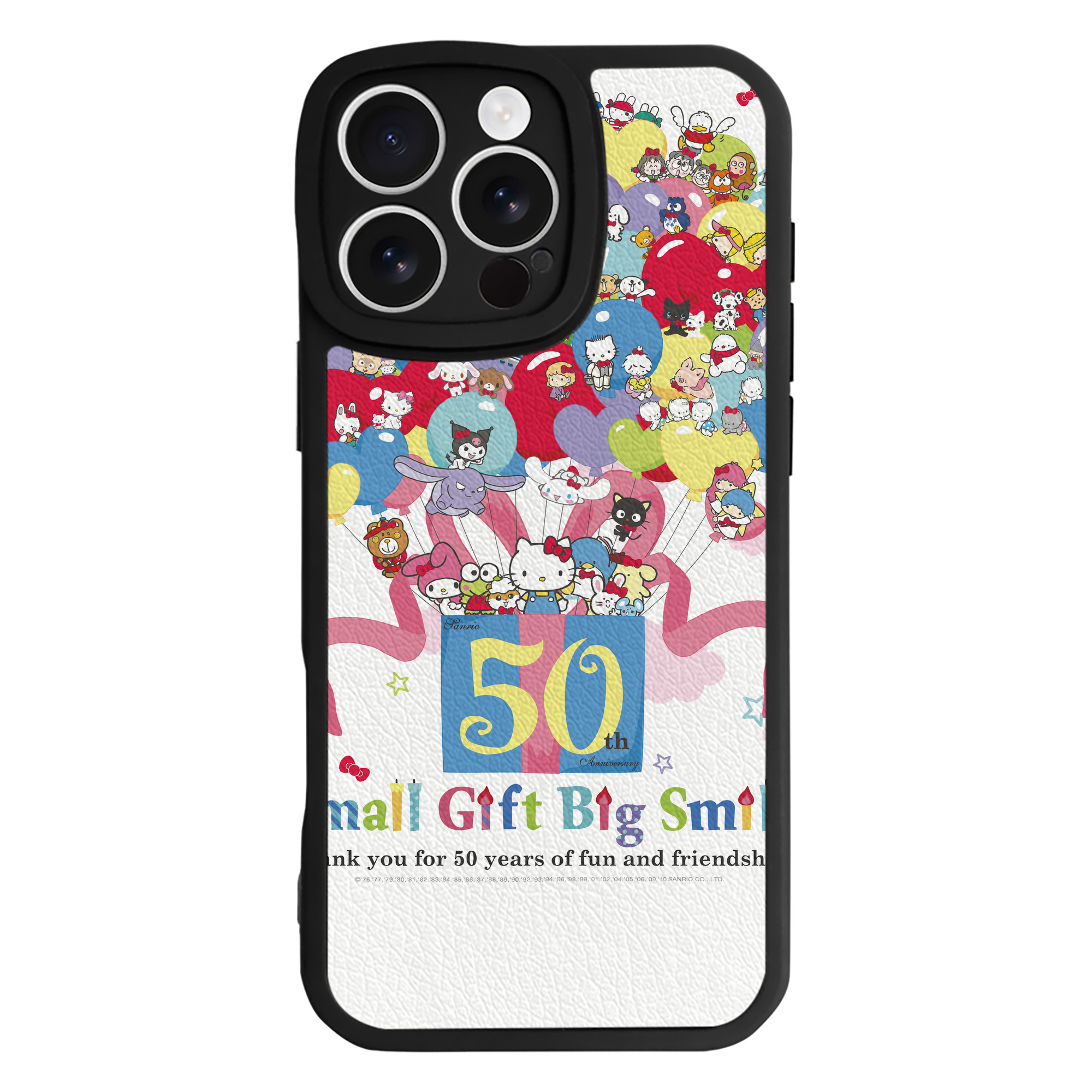 （画像用） Hello Kitty ハローキティ 【iPhone 16シリーズ対応】シリコンスマホケース（レザー調） 材質：シリコン
